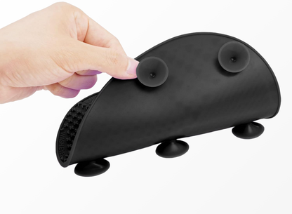 Silicone Brush Cleaning Mat with Suction Cups