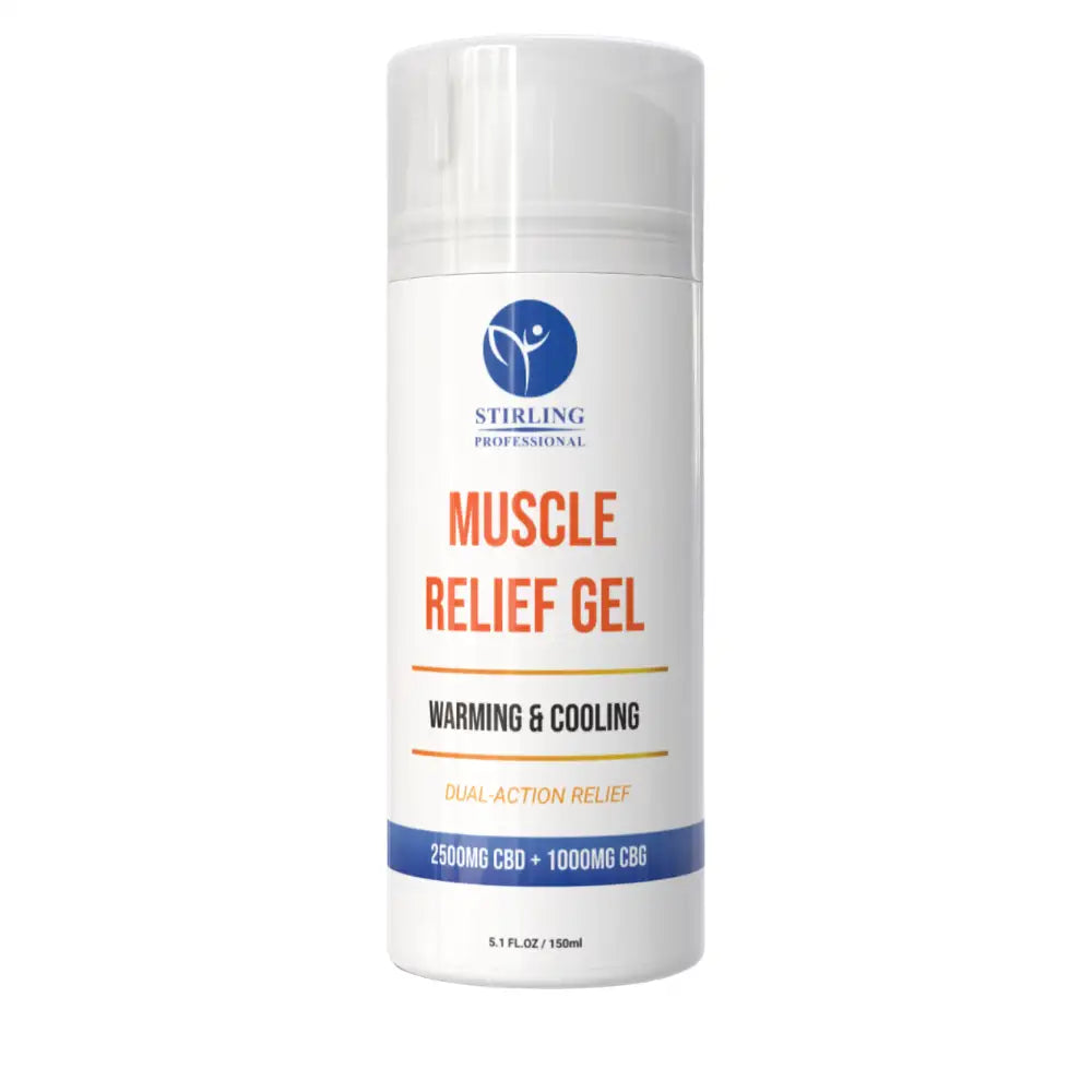 Stirling Professional Muscle Gel 5oz - 2,500mg CBD + 1,000mg CBG