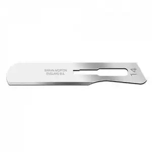 Swann Morton #14 Carbon Steel Dermaplaning Sterile Blade - 100 ct