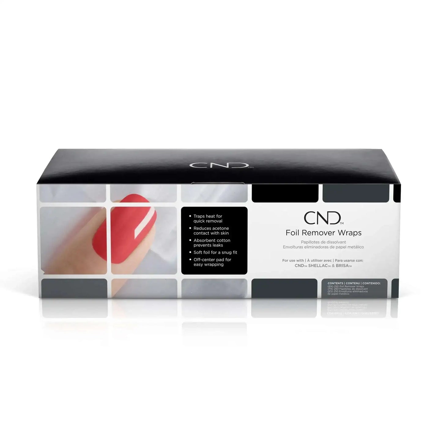CND  Foil Remover Wraps 250-pk