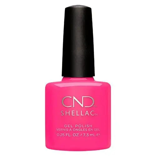 CND SHELLAC Hot Pop Pink .25 fl oz gel polish bottle
