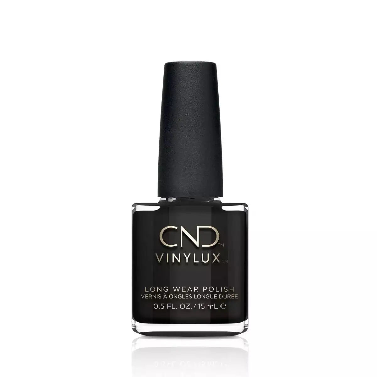 CND VINYLUX Black Pool #105 0.5 fl oz long wear polish bottle