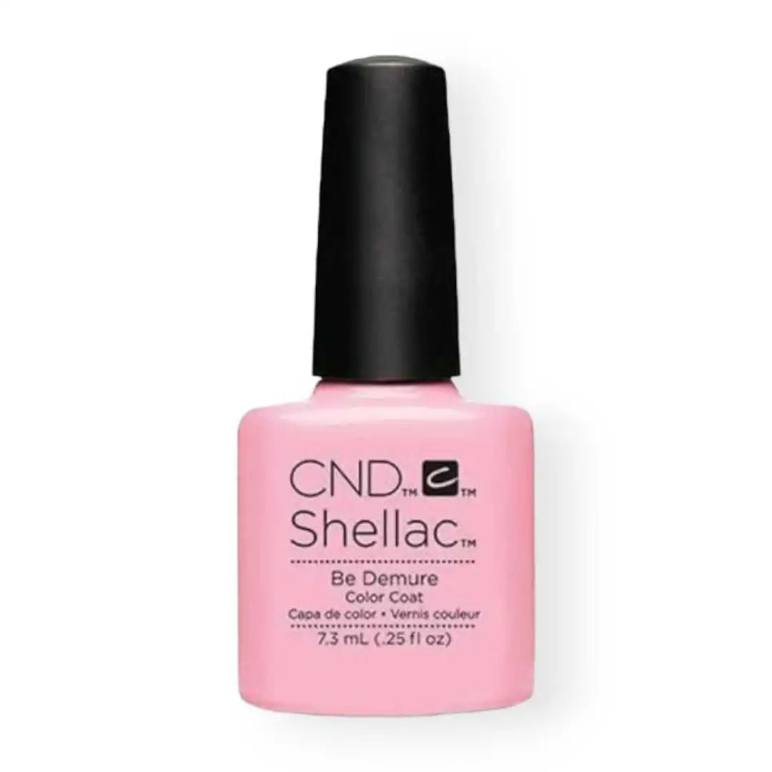 CND SHELLAC Be Demure .25 fl oz gel polish bottle