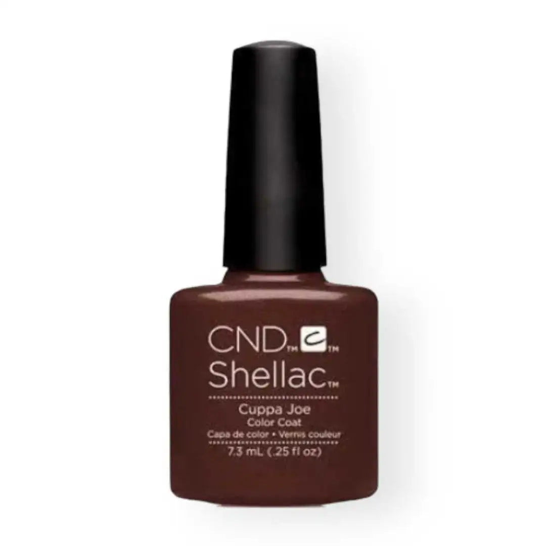 CND SHELLAC Cuppa Joe .25 fl oz gel polish bottle