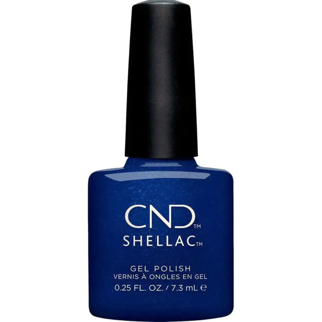 CND SHELLAC Sassy Sapphire .25 fl oz gel polish bottle