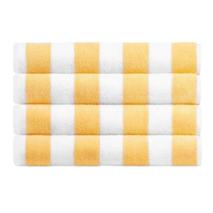 Boca Terry Cabana Stripe Pool Towel 30 x 70 - Yellow