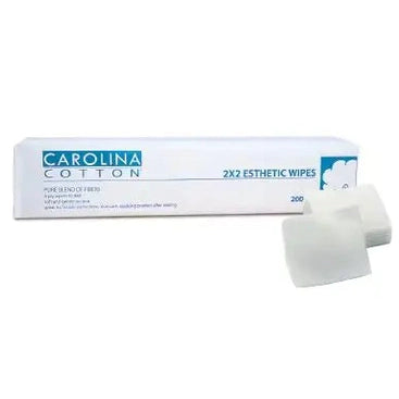 Carolina Cotton 2X2 Esthetic Wipes - 200 count