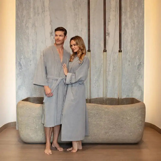 Boca Terry Cat's Eye Poly/Nylon Shawl Collar Robe
