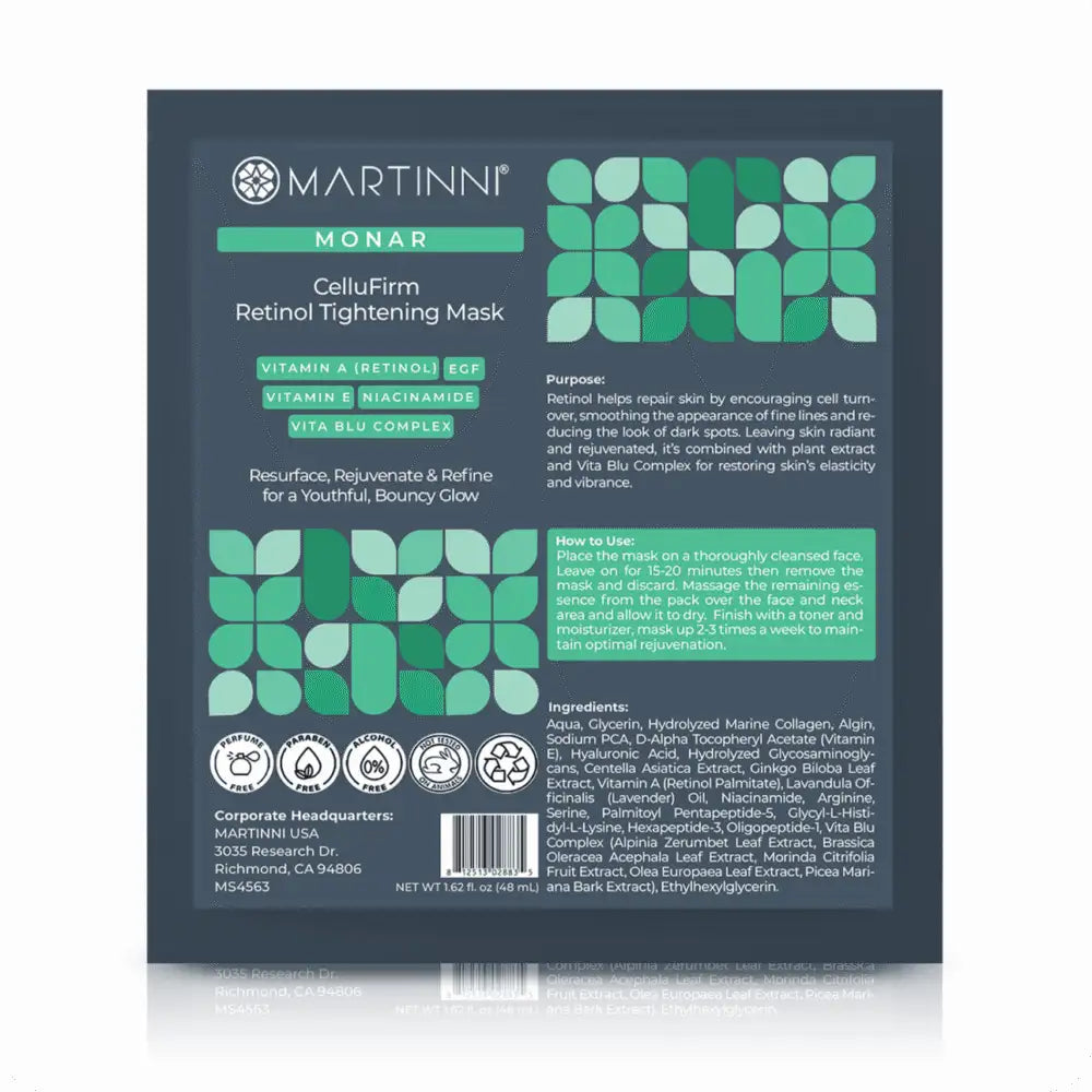 Martinni CelluFirm Retinol Tightening Sheet Mask