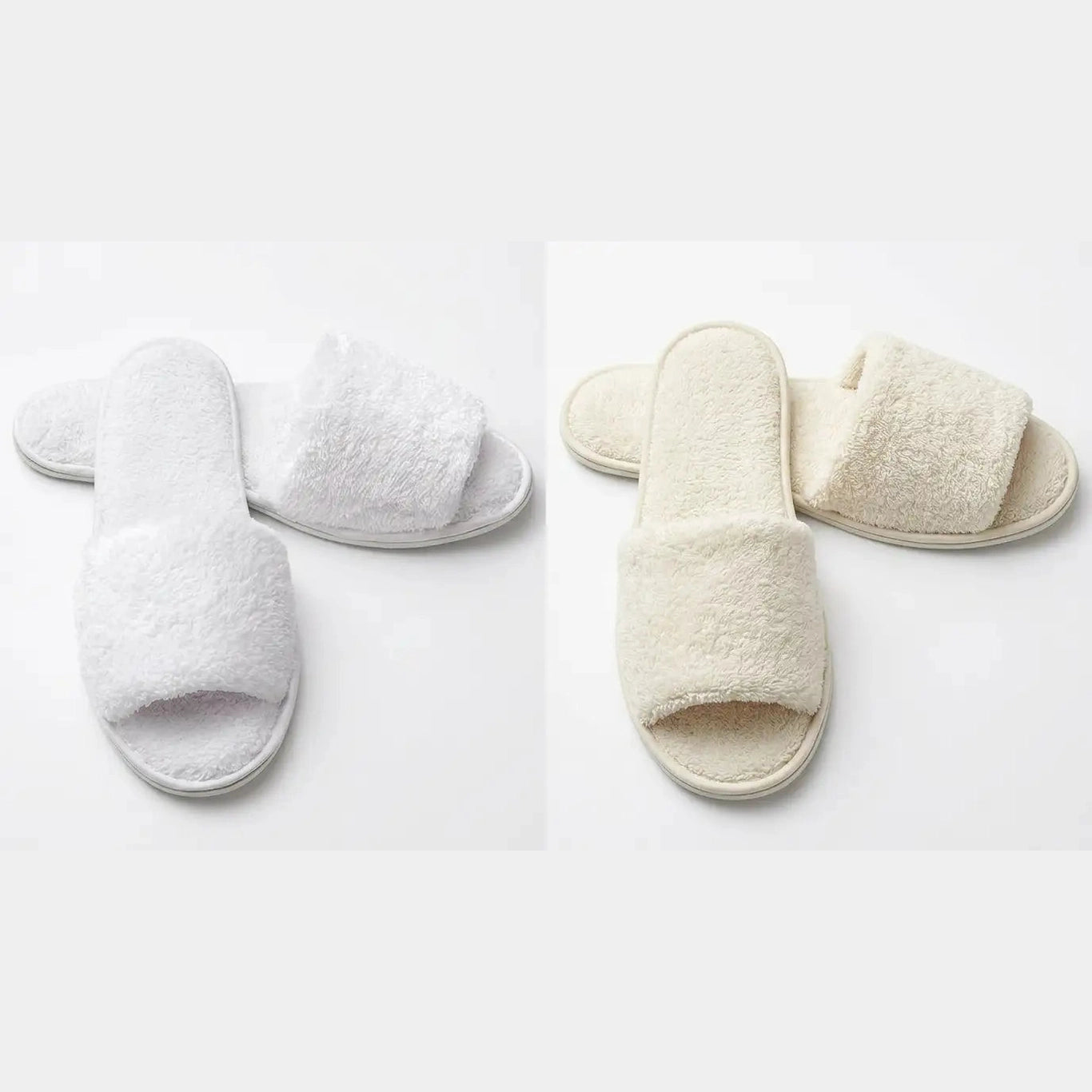 Boca Terry Open Toe Microterry Slipper - S/M