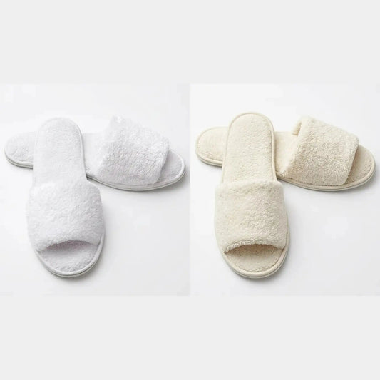 Boca Terry Open Toe Microterry Slipper - S/M