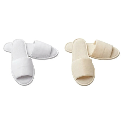 Boca Terry Open Toe Microfiber Slipper - L/XL
