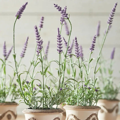 FRENCH LAVENDER DROP-IN 13", SET OF 6 - view 2