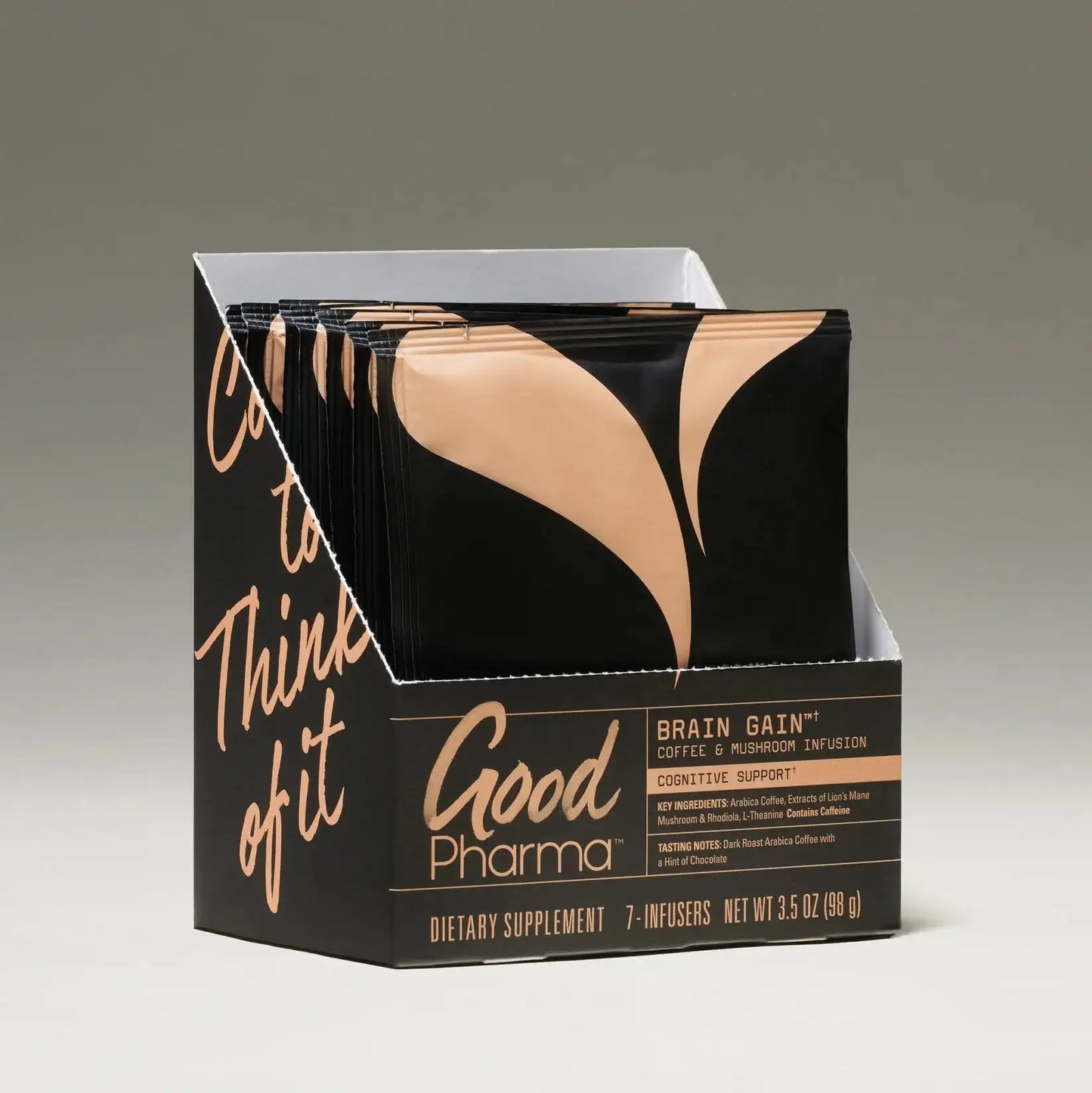 GoodPharma Brain Gain Coffee - 100 count