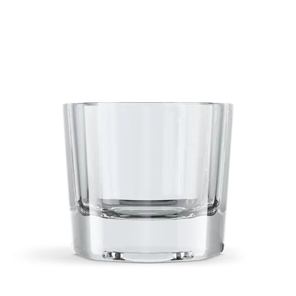 Hairpearl clear glass dappen dish for lash tint and acrylic liquid mixing