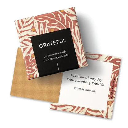 Thoughtfulls - GRATEFUL Pop-open Affirmation Cards - 30 Count