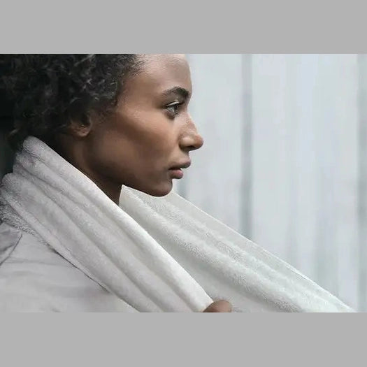 Boca Terry Hemmed Cotton Sports Neck Towel