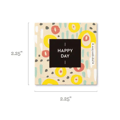 Thoughtfulls - HAPPY DAY Pop-open Affirmation Cards - 30 Count