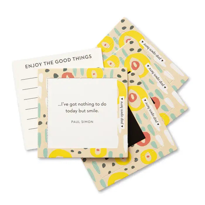 Thoughtfulls - HAPPY DAY Pop-open Affirmation Cards - 30 Count