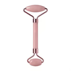 Rose Quartz Dual Ended Facial Massage Roller