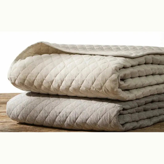 Diamond Quilted Table Coverlet