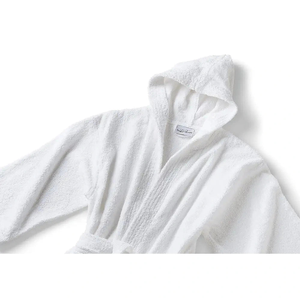 Boca Terry Velour Cotton Hooded Robe