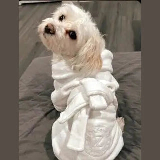 Boca Terry Dog Bathrobe - Medium