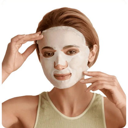 Martinni Beauty Hyaluronic Moisture Retention Sheet Mask, 1.62 oz hyaluronic acid sheet mask for dry dehydrated skin