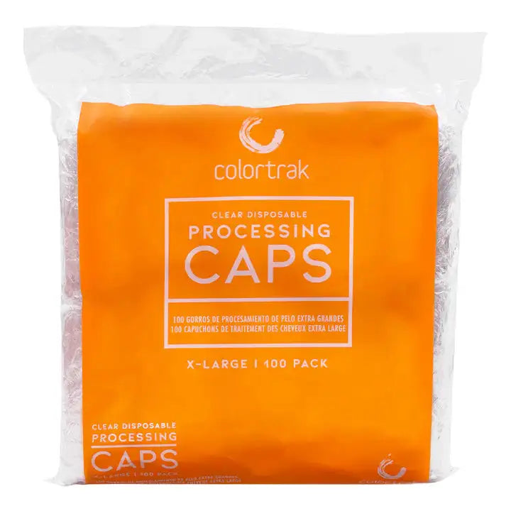Colortrak Clear Disposable Processing Caps - 100 Count