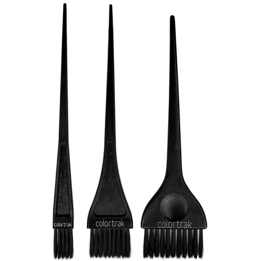 Colortrak Hair Color Brushes - Black - 3 Count