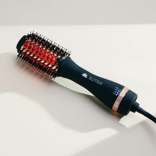 SUTRA IR Infrared 2 inch blowout brush with rose gold oval barrel and 1000W DC motor