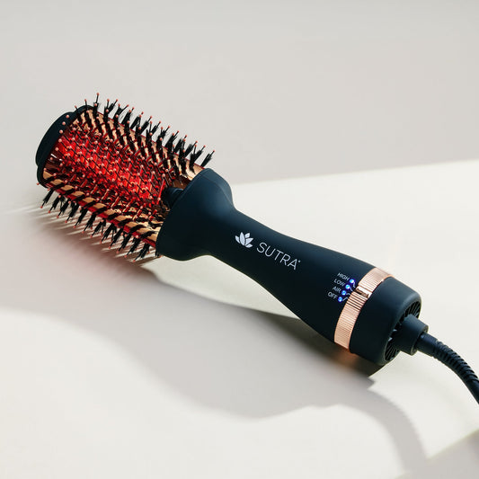 SUTRA IR Infrared Blowout Brush with 3 inch rose gold oval barrel