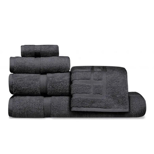 Boca Terry Imperiale Bath Mat - Charcoal Grey