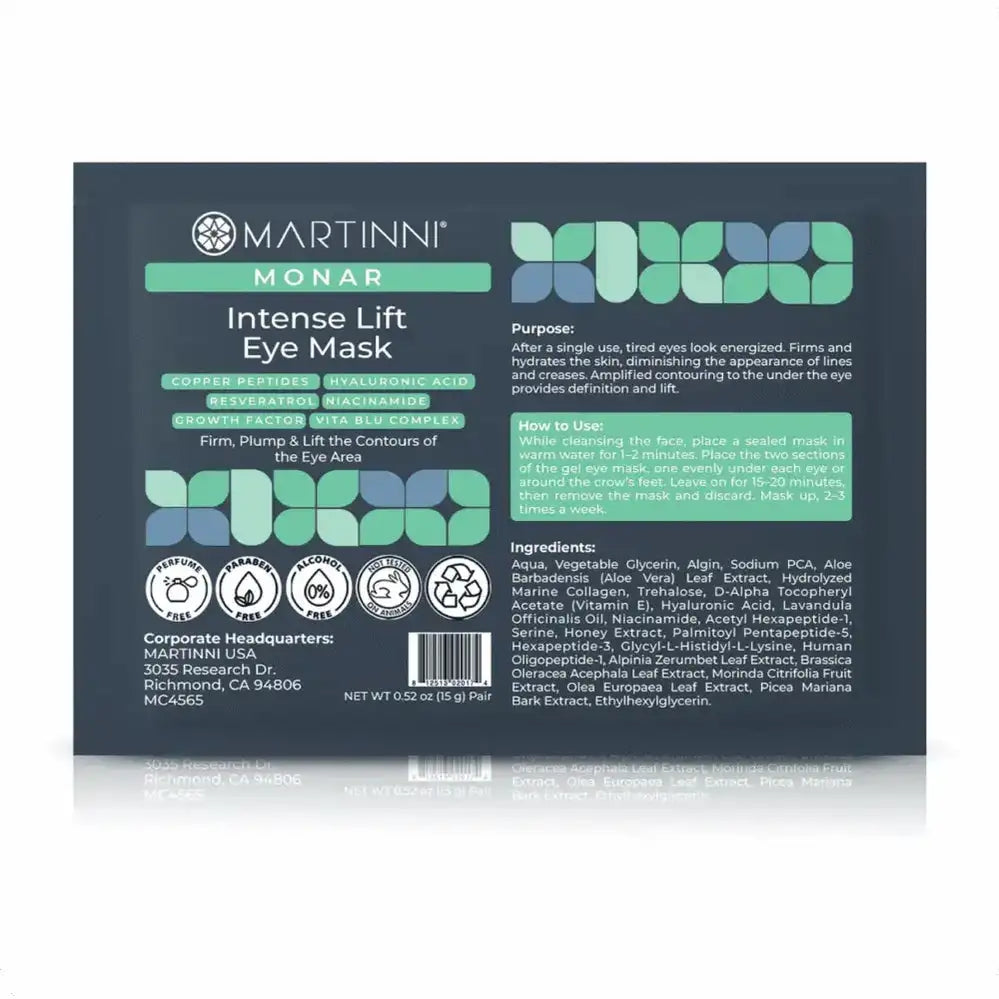 Martinni Intense Lift Gel Eye Mask - 5pk