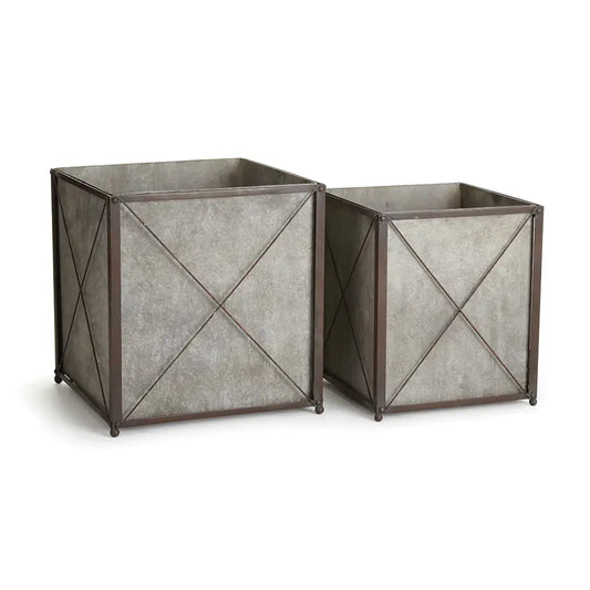 CEDAR RIDGE CACHEPOTS, SET OF 2