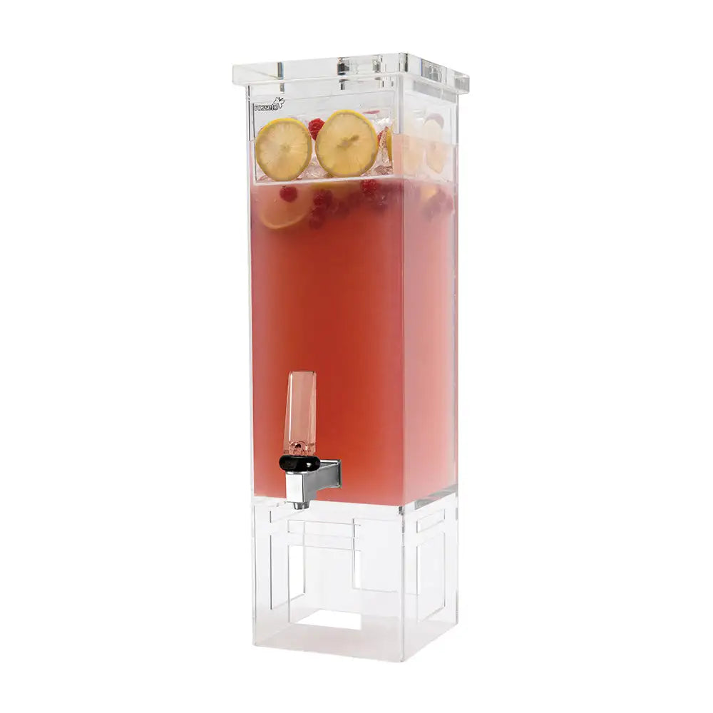 Square 2 Gal. Acrylic Beverage Dispenser- 1 EA 7.57 L