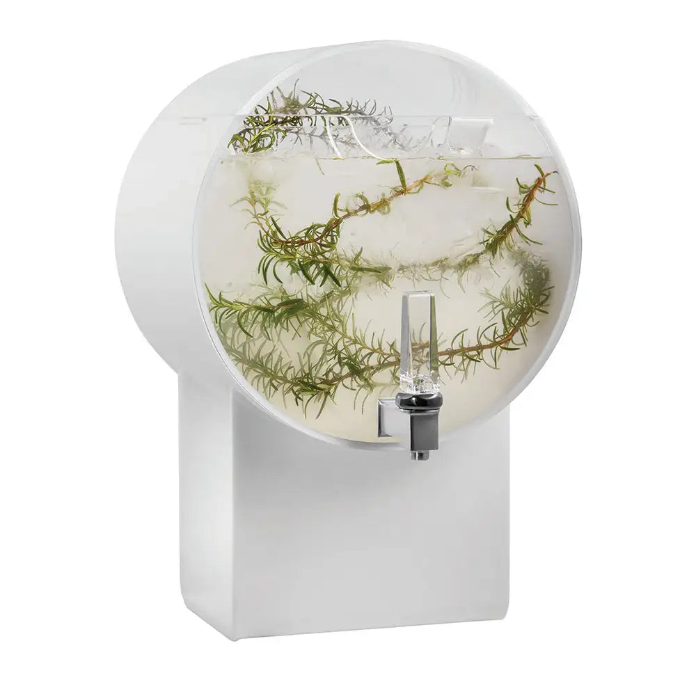 Lucid Barrel 3 Gal. White Acrylic Beverage Dispenser- 1 EA 11.4 L
