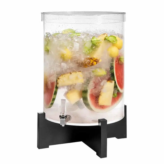 Pool 14 Gal. Beverage Dispenser with Black Bamboo Base- 1 EA 53 L