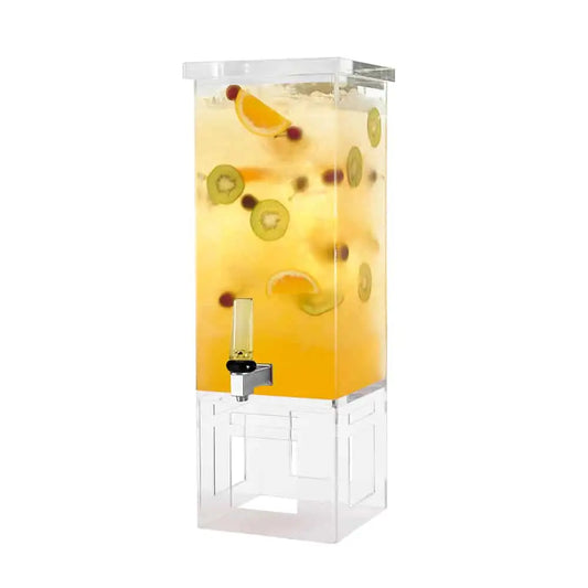 Square 3 Gal. Acrylic Beverage Dispenser- 1 EA 11.35 L
