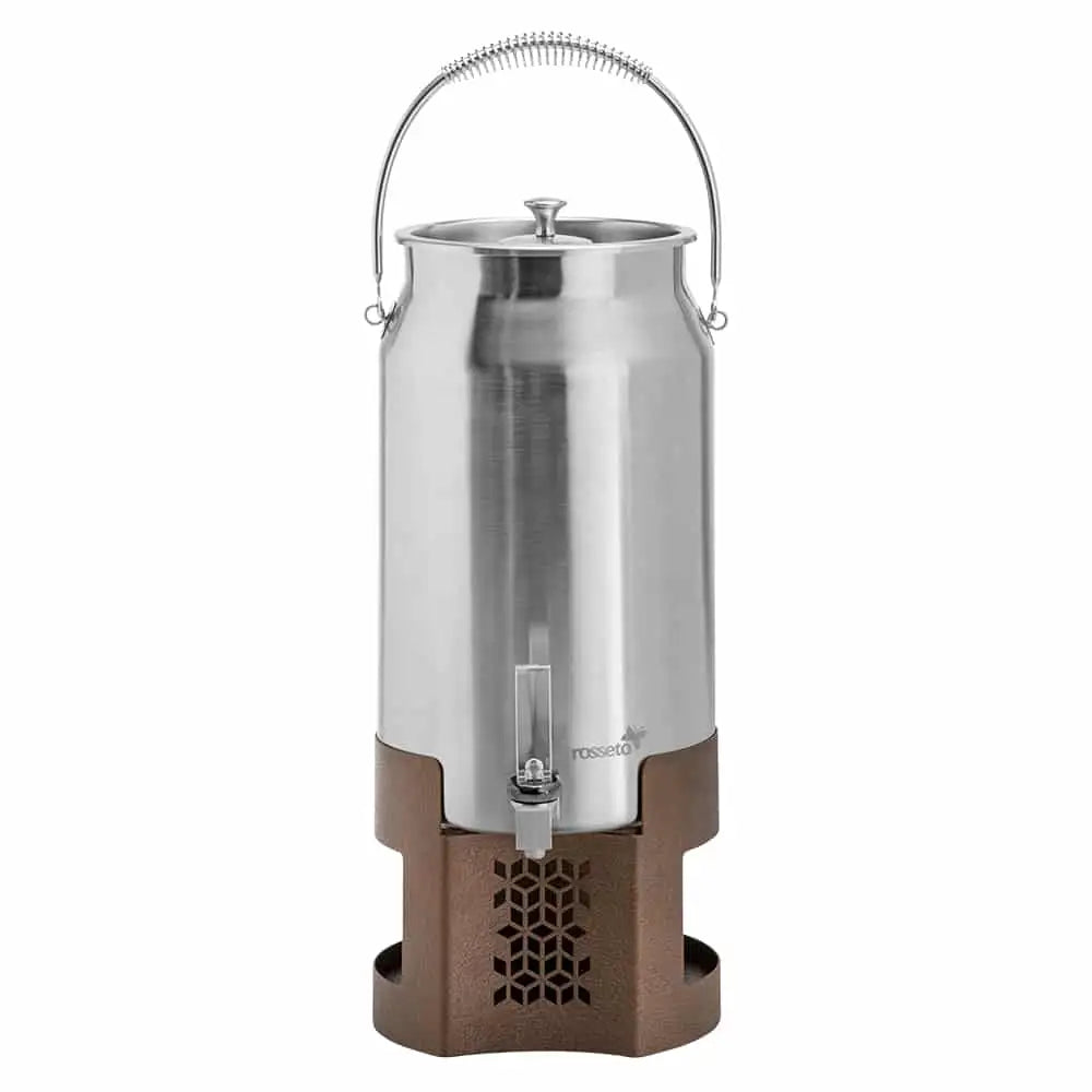 Mosaic 3 Gal. Milk Urn with Bronze Base- 1 EA 11.4 L