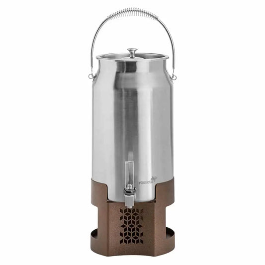 Mosaic 3 Gal. Milk Urn with Bronze Base- 1 EA 11.4 L