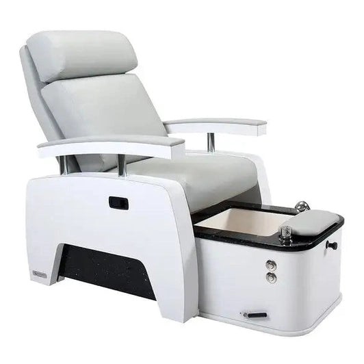 Living Earth Crafts 5th Avenue Pedicure Chair with tilt & plumbed hydrotherapy footbath