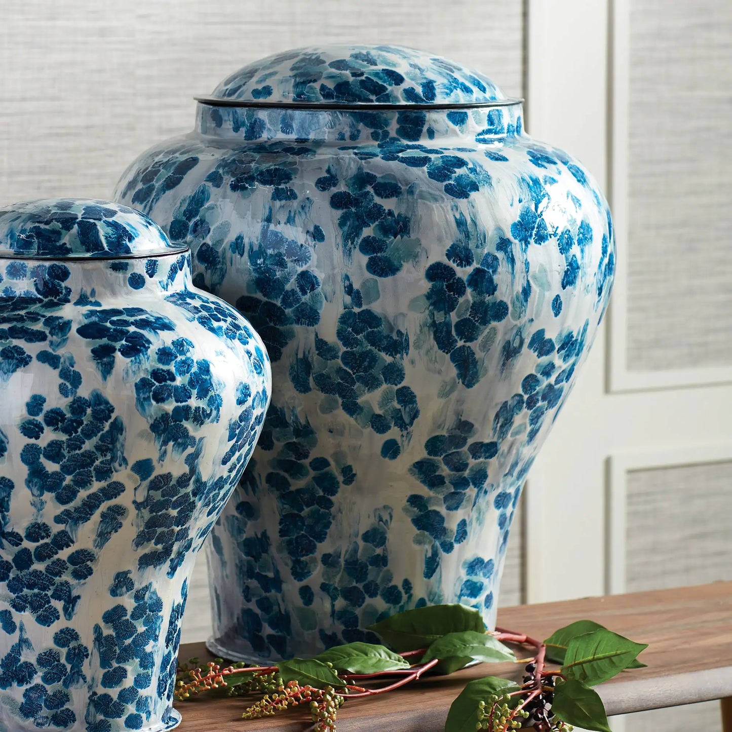 FLORET LIDDED URN TALL - view 2
