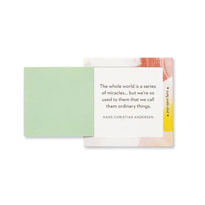 Thoughtfulls - LIFE IS BEAUTIFUL Pop-open Affirmation Cards - 30 cards