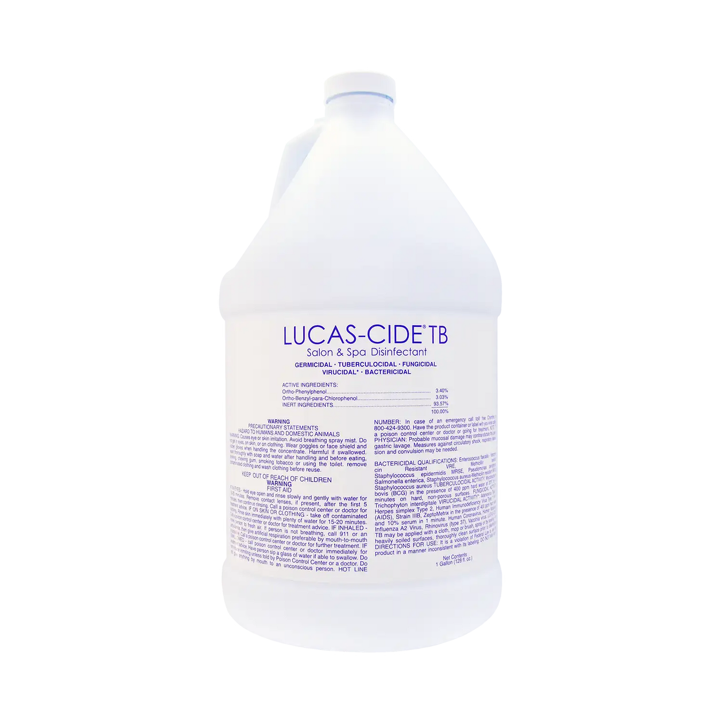 Lucas-Cide TB Disinfectant Gallon for Salons and Spas
