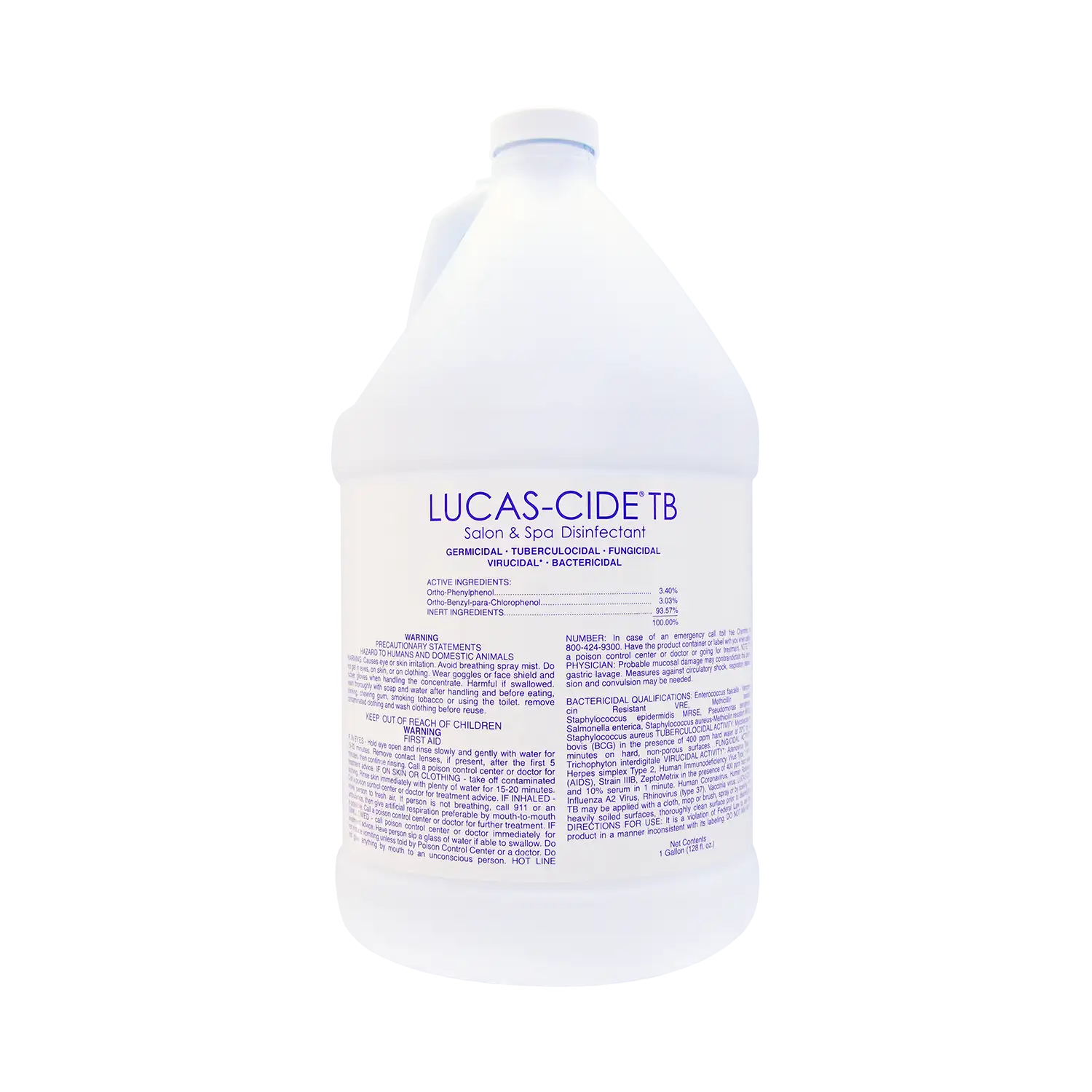 Lucas-Cide TB Disinfectant Gallon for Salons and Spas
