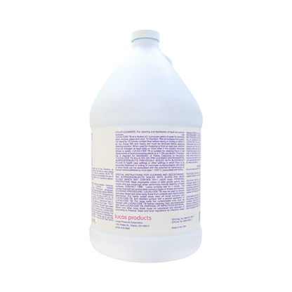 Lucas-Cide TB Disinfectant Gallon Back Label Instructions