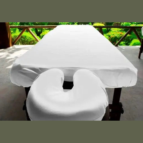 Boca Terry Microfiber Flat Sheet - White