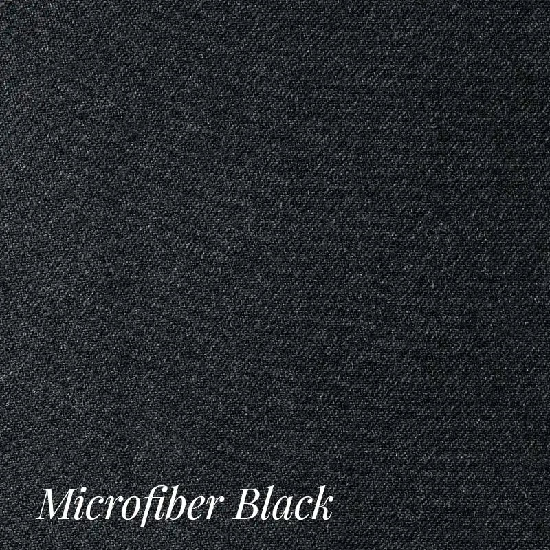 Boca Terry Boca Terry Microfiber Shawl Collar Robe with French Terry Lining - XXL - Black