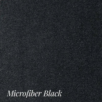Boca Terry Boca Terry Microfiber Shawl Collar Robe with French Terry Lining - XXL - Black